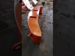 খননকারীর লম্বা পৌঁছনোর বাহুর খননকারীর লম্বা বাহুর সমাপ্ত কাউন্টারওয়েট