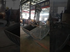 বালতি সহ লং বুম আর্ম এক্সক্যাভেটর