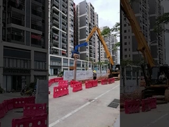 পিল ড্রাইভার এক্সক্যাভারের জন্য সংযুক্তি পিল ড্রাইভার Cat 336 এক্সক্যাভারের জন্য এক্সক্যাভারের দীর্ঘ বাহু