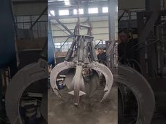 360 ডিগ্রি ঘূর্ণায়মান হাইড্রোলিক কমলা পিল গ্র্যাপল হাইড্রোলিক গ্র্যাপলস নির্মাণ