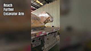 এক্সকাভেটর লং আর্ম পাঠানোর জন্য প্রস্তুত