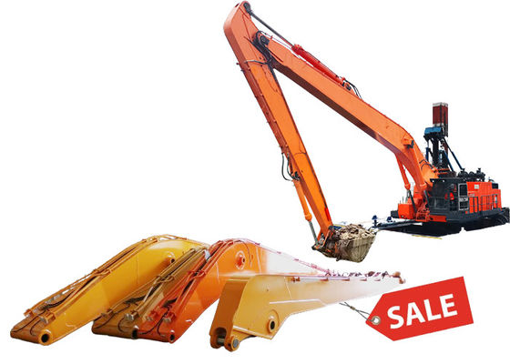 গুণ  18m Long Reach Excavator Boom Heavy Equipment Long Arm For Cleaning Riverbed কারখানা