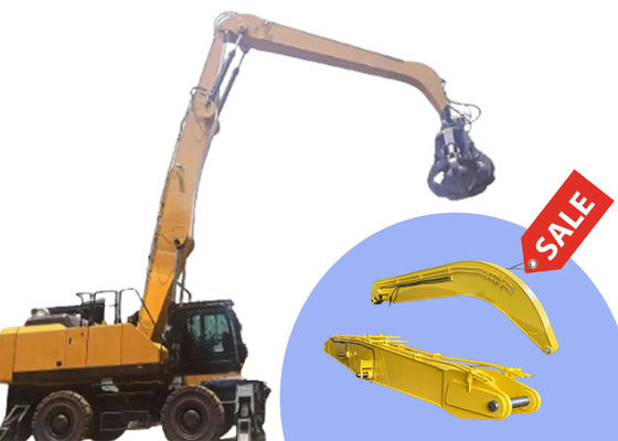 গুণ  Custom Material Handler Excavator Boom Arm For Grabbing Steel কারখানা