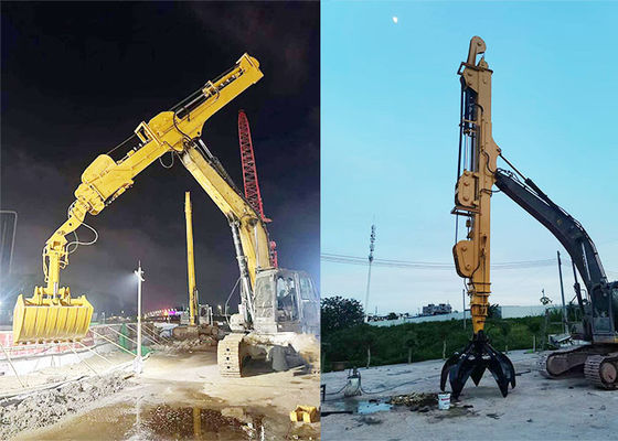 এক্সক্যাভেটর ২৫ মিটার টেলিস্কোপিক ডিপার আর্ম খনির ভিত্তি গর্ত