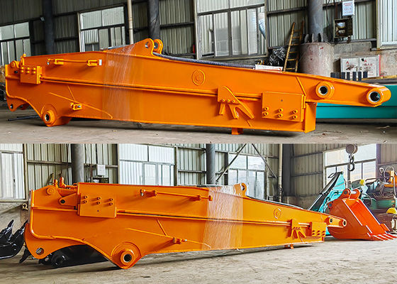 12M 10M টেলিস্কোপিক Digger স্লাইডিং বুম আর্ম, Q355B Excavator সংযুক্তি