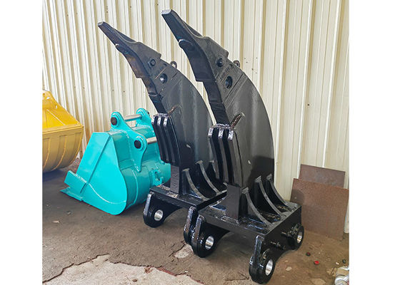 1 টন-55 টন Q355B হার্ড স্যান্ড হার্ড রক খনন জন্য Excavator Ripper