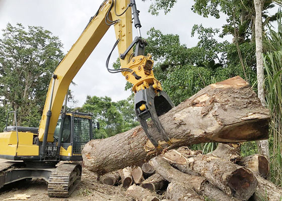 OEM 360 ডিগ্রী ঘূর্ণন হাইড্রোলিক গ্র্যাপল 4-55tons খননকারীর জন্য