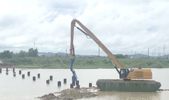 30ton-38ton Excavator Pile Driving Arm Pile Driver Attachment For Piling Higher 30 টন-38 টন এক্সক্যাভেটর পিল ড্রাইভিং আর্ম পিল ড্রাইভার উচ্চতর পিলিং জন্য সংযুক্তি