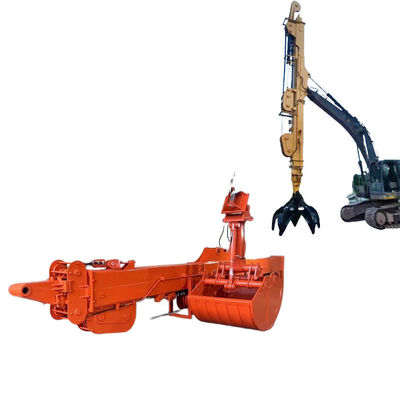 BS900E গভীর বেসমেন্ট খননের জন্য এক্সক্যাভেটর মাউন্ট টেলিস্কোপিক আর্ম 3 বিভাগ