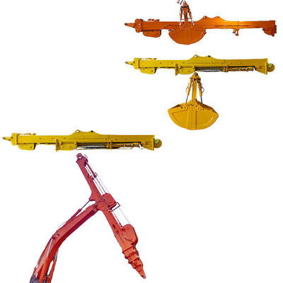 BS900E Digger Telescopic Dipper Arm With Clamshell Bucket উচ্চ কার্যকর