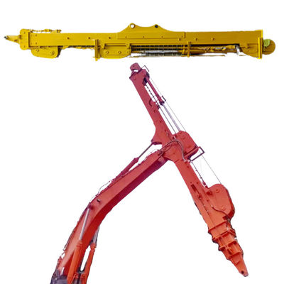 BS900E গভীর বেসমেন্ট খননের জন্য এক্সক্যাভেটর মাউন্ট টেলিস্কোপিক আর্ম 3 বিভাগ