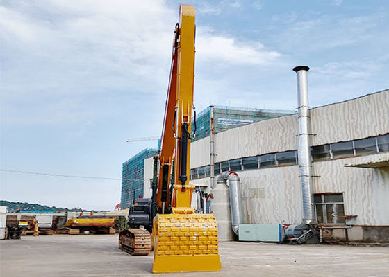 Q690D Excavator Long Reach Boom With Bucket Cylinder For Unloading Sand. Q690D এক্সক্যাভেটর লং রিচ বুম বালতি সিলিন্ডার সহ বালির আনলোডের জন্য