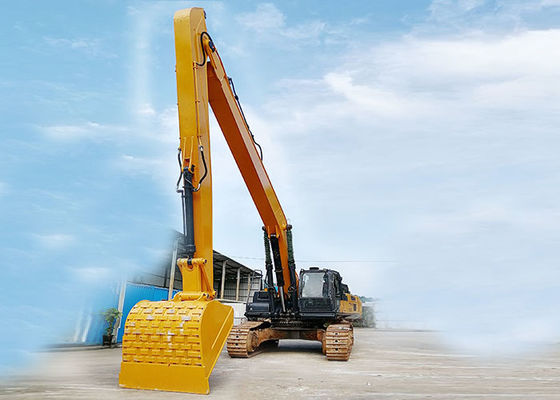 Q690D Excavator Long Reach Boom With Bucket Cylinder For Unloading Sand. Q690D এক্সক্যাভেটর লং রিচ বুম বালতি সিলিন্ডার সহ বালির আনলোডের জন্য