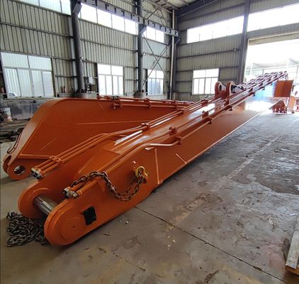 Q690D Excavator Long Reach Boom With Bucket Cylinder For Unloading Sand. Q690D এক্সক্যাভেটর লং রিচ বুম বালতি সিলিন্ডার সহ বালির আনলোডের জন্য