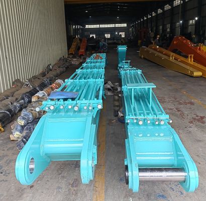 ভবন ভাঙার কাজের জন্য টেকসই 20-45 টন এক্সকাভেটর 18-মিটার 2-সেকশন ধ্বংসযজ্ঞের বুম, Q355B এক্সকাভেটর সংযুক্তি