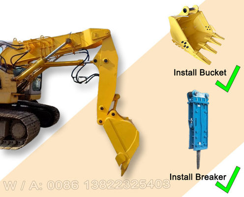 পুরু প্লেট Excavator বালতি / ব্রেকার খনন টানেল সঙ্গে সংক্ষিপ্ত বাহু