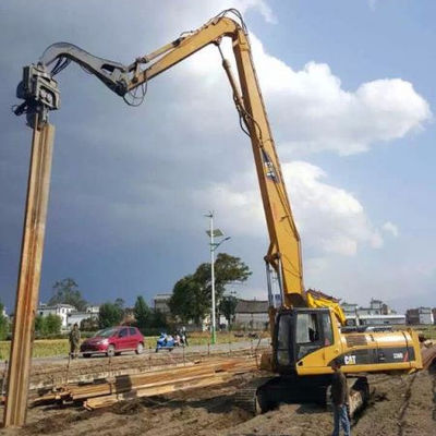 ভারী দায়িত্ব Excavator পিল ড্রাইভার সংযুক্তি ভিব্রেশন আর্ম নির্মাণ সাইট জন্য