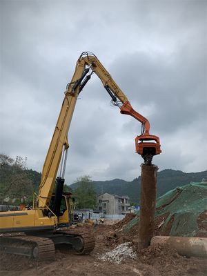 Excavator Mounted Sheet Pile Driver Long Reach Arm, Excavator Pile Boom Arm (খাপনকারী মাউন্ট করা শীট পিল ড্রাইভার লং রিচ আর্ম, খাপনকারী পিল বুম আর্ম)