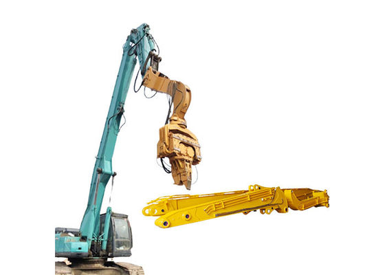 24M উচ্চ পিল উচ্চতা Excavator Piling Arm Long Reach For Cat হিটাচি কমাতু