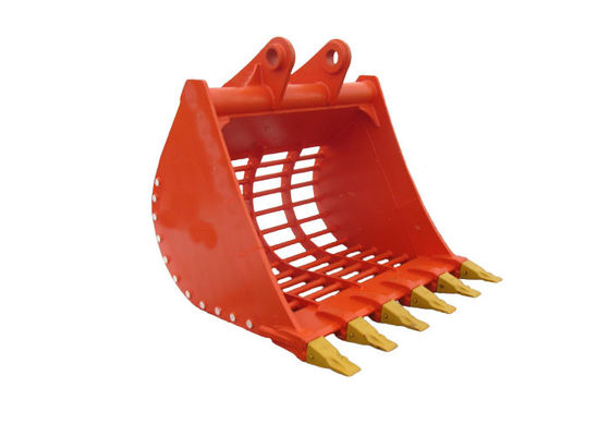 Q355B Excavator Skeleton Bucket Sieve Bucket Rotating উচ্চ কার্যকর