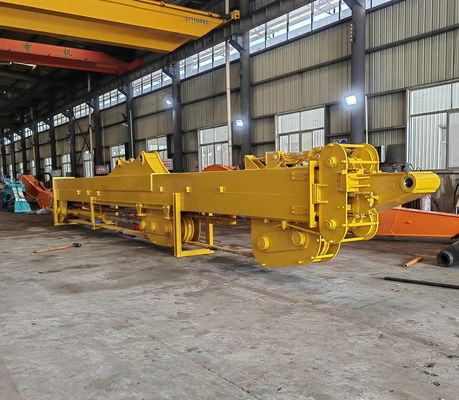 Excavator টেলিস্কোপিক আর্ম সঙ্গে Clamshell বালতি ঘর ভিত্তি খনন জন্য