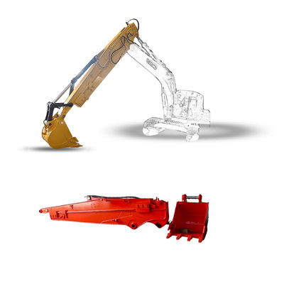 Q355B Excavator Extension Arm Telescopic Boom গভীর কূপের জন্য হাইড্রোলিক স্লাইডিং আর্ম