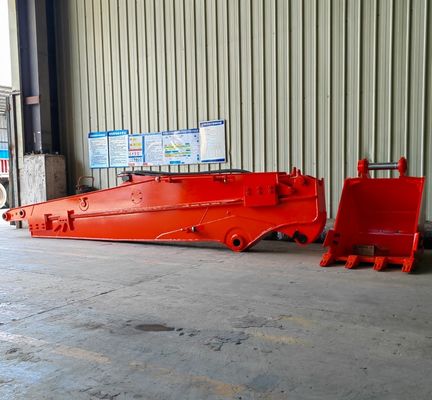 Q355B Excavator Extension Arm Telescopic Boom গভীর কূপের জন্য হাইড্রোলিক স্লাইডিং আর্ম