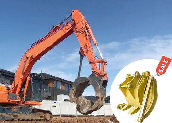 দীর্ঘ জীবনকাল CAT HITACHI KOMATSU খননকারীর জন্য যান্ত্রিক গ্রিপ