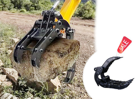 1 টন - 65 টন Excavator যান্ত্রিক গ্রিপল পাথর কাঠ grabbing জন্য