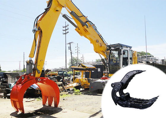 1 টন - 65 টন Excavator যান্ত্রিক গ্রিপল পাথর কাঠ grabbing জন্য