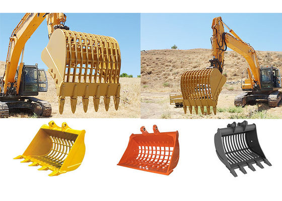 CAT HITACHI KOMATSU এক্সক্যাভেটর সিভ বালতি এক্সক্যাভেটর সংযুক্তি