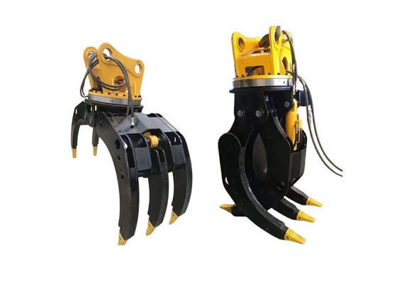 Excavator 10 টন -35 টন হাইড্রোলিক গ্রিপল পাথর লগ ধরার জন্য