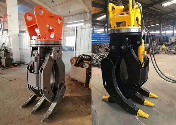 Excavator 10 টন -35 টন হাইড্রোলিক গ্রিপল পাথর লগ ধরার জন্য
