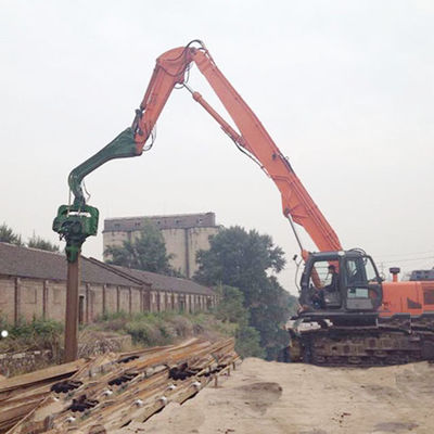 20m 22m হাইড্রোলিক পিল ড্রাইভার সংযুক্তি জন্য খননকারী পিল ড্রাইভিং আর্ম