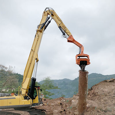 13.8m 15m 19m Excavator Pile Driving Arm Pile Hammer for 50Ton 65Ton Excavator....................................................................................................................