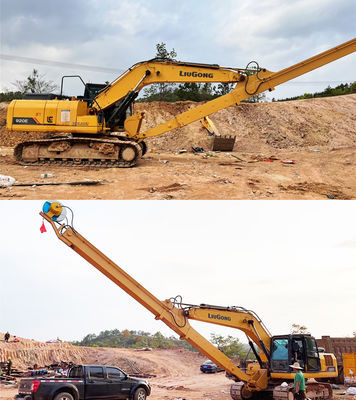 Professional Telescopic Excavator Arm with Standard and Clamshell Buckets — Versatile, Heavy‑Duty Performance