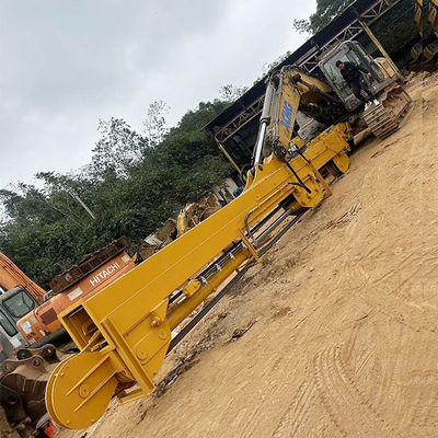 Excavator টেলিস্কোপিক আর্ম সঙ্গে Clamshell বালতি ঘর ভিত্তি খনন জন্য