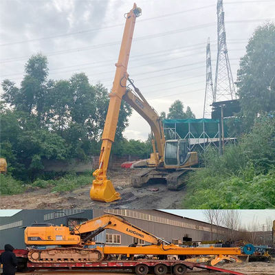 বিড়াল হিটাচি Excavator টেলিস্কোপিক Arm For Digging House Foundation গভীরতর খনন করুন