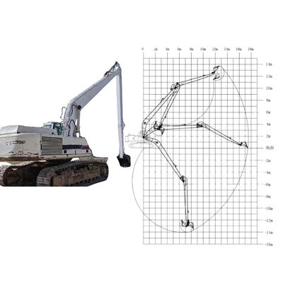 হিটাচি 1200 Q690D ইস্পাত উপাদান জন্য 30M Excavator লং আর্ম