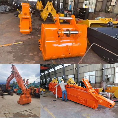 1200MM এক্সক্যাভেটর টেলিস্কোপিক আর্ম হলুদ লাল নীল সাদা