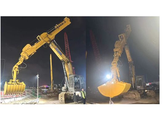 টেলিস্কোপিক এক্সক্যাভেটর BS900E ওয়েল্ডিং কাস্টমাইজড সংযুক্তি সহ তারের দড়ি