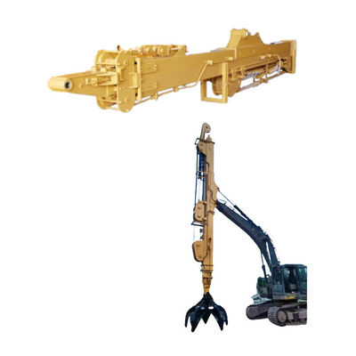 এক্সক্যাভেটর টেলিস্কোপিক আর্ম সঙ্গে Clamshell বালতি জন্য খনন বেস