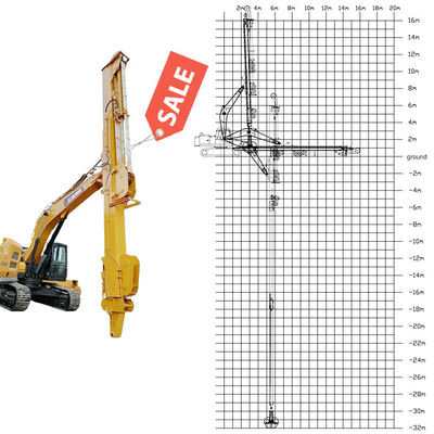 গ্রাবল বালি মাটি ধরার জন্য গ্রিপ সহ টেলিস্কোপিক ডিপার আর্ম