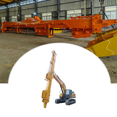 Excavator Long Reach Stick Boom And Arm With Clamshell Bucket With Teeth (খাঁচাগার দীর্ঘ পরিসরে লাঠি বুম এবং আর্ম সঙ্গে clamshell বালতি দাঁত সঙ্গে)