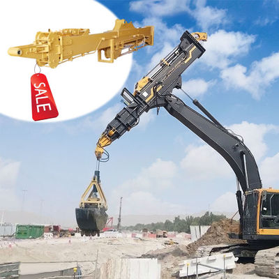 30 মি 32 মি BS900E উচ্চ দক্ষতা সহ ক্ল্যামশেল বালতি সহ টেলিস্কোপিক খননকারী