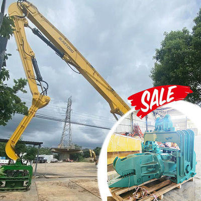 20m 22m হাইড্রোলিক পিল ড্রাইভার সংযুক্তি জন্য খননকারী পিল ড্রাইভিং আর্ম