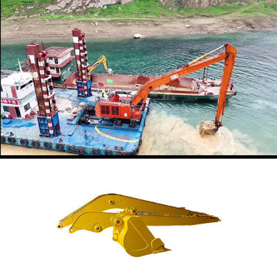 হিটাচি 1200 Q355B ইস্পাত উপাদান জন্য 30M Excavator লং রিচ বুম