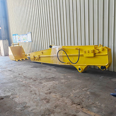 ZH OEM কাস্টমাইজড Q355B 8M 10M 11M 12M Excavator Long Reach Arm Long Reach Excavator Boom Excavator স্লাইডিং আর্ম নদী ড্রেজিং এবং পরিষ্কারের জন্য