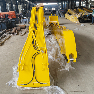 ইস্পাত উপাদান ভারী দায়িত্ব Excavator জন্য দীর্ঘ পরিসীমা বুম