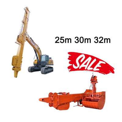 শীর্ষ 1 Excavator Dipper Arm জন্য টেলিস্কোপিক বুম Clamshell বালতি সঙ্গে টেলিস্কোপিক আর্ম